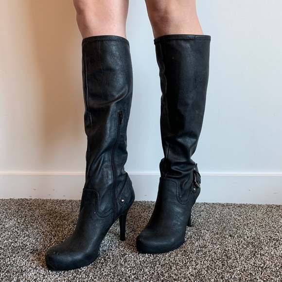 BCBG Max Azria Black Stiletto Boots - Picture 8 of 8